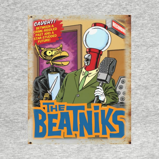 Mystery Science Rusty Barn Sign 3000 - Beatniks by Starbase79